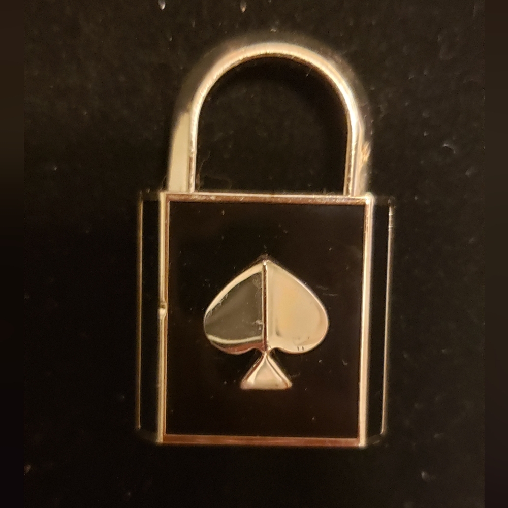 KATE SPADE Black and Silver Lock